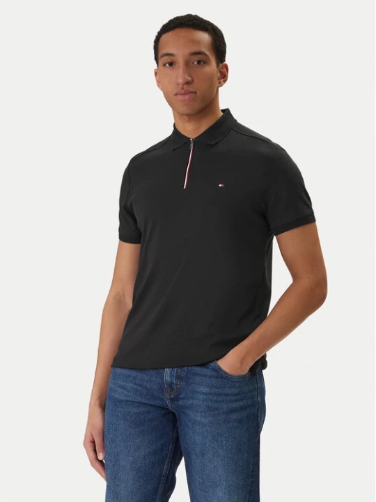 Zdjęcie produktu Tommy Hilfiger Polo MW0MW41613 Czarny Regular Fit