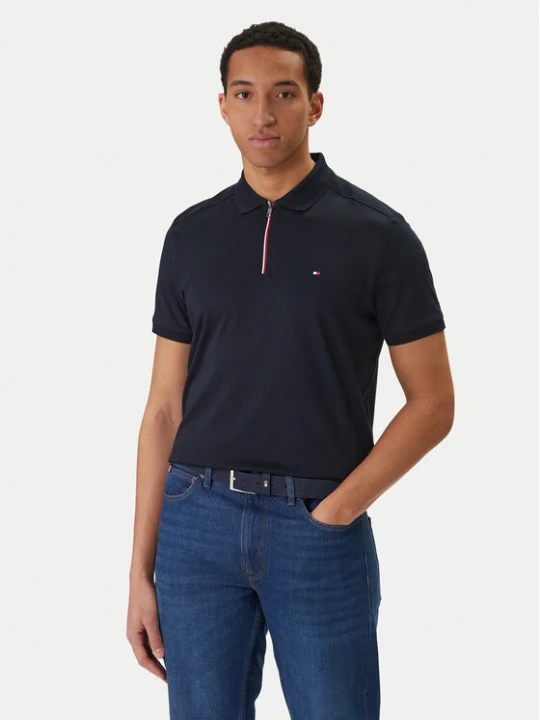 Zdjęcie produktu Tommy Hilfiger Polo MW0MW41613 Granatowy Regular Fit