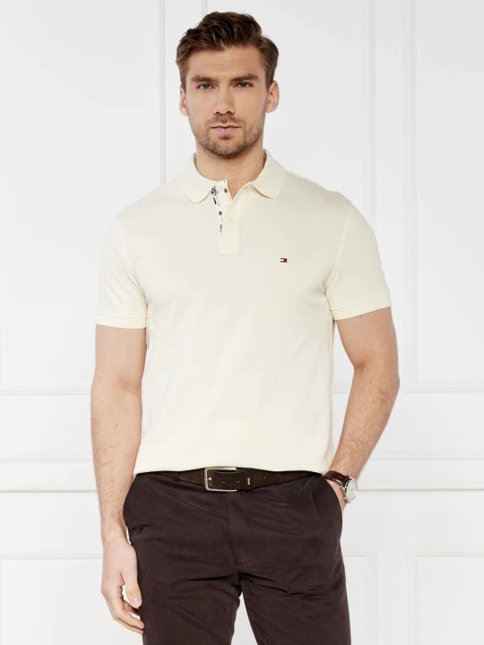 Zdjęcie produktu Tommy Hilfiger Polo Palm Under Collar | Regular Fit | stretch beżowy