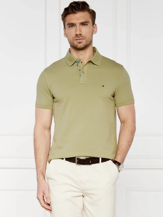 Zdjęcie produktu Tommy Hilfiger Polo Palm Under Collar | Regular Fit | stretch khaki