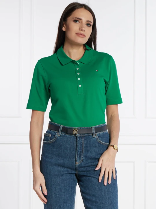 Zdjęcie produktu Tommy Hilfiger Polo PIQUE | Regular Fit zielony