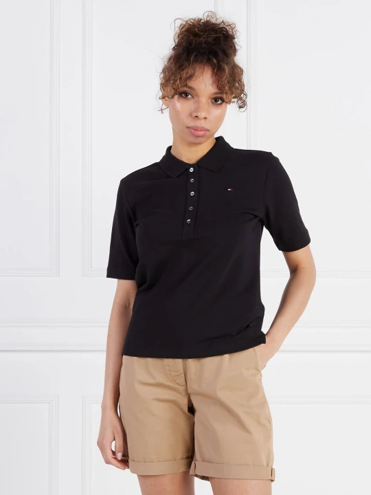 Zdjęcie produktu Tommy Hilfiger Polo PIQUE | Regular Fit czarny