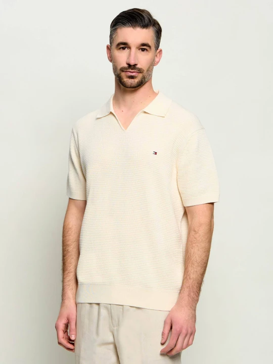 Zdjęcie produktu Tommy Hilfiger Polo | Regular Fit kremowy