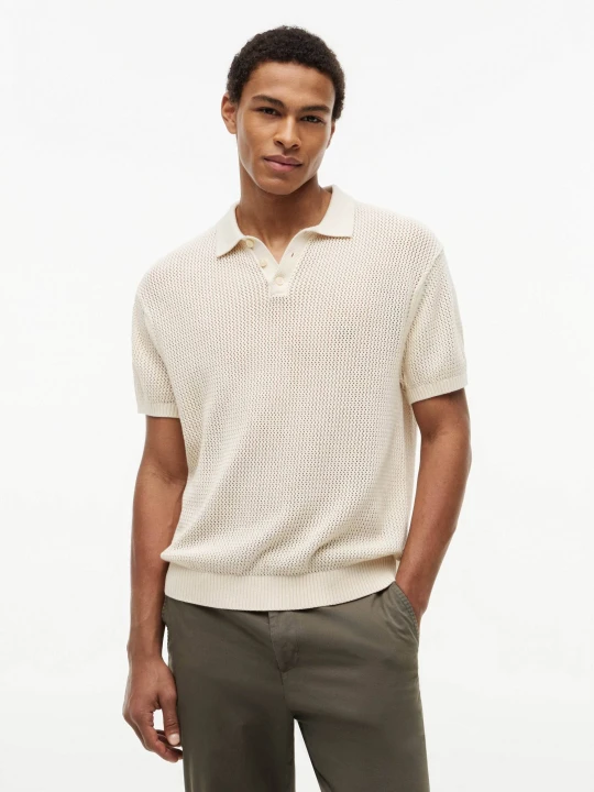 Zdjęcie produktu Tommy Hilfiger Polo | Regular Fit ecru