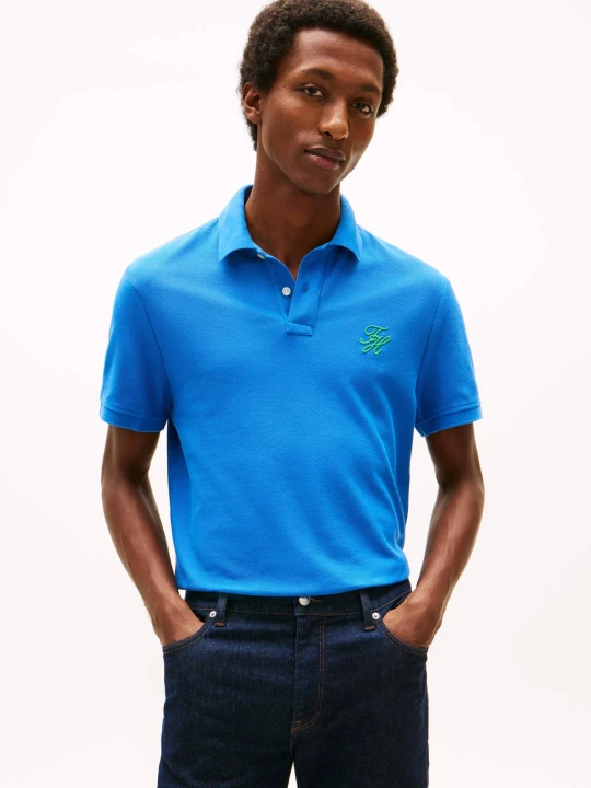 Zdjęcie produktu Tommy Hilfiger Polo | Regular Fit niebieski
