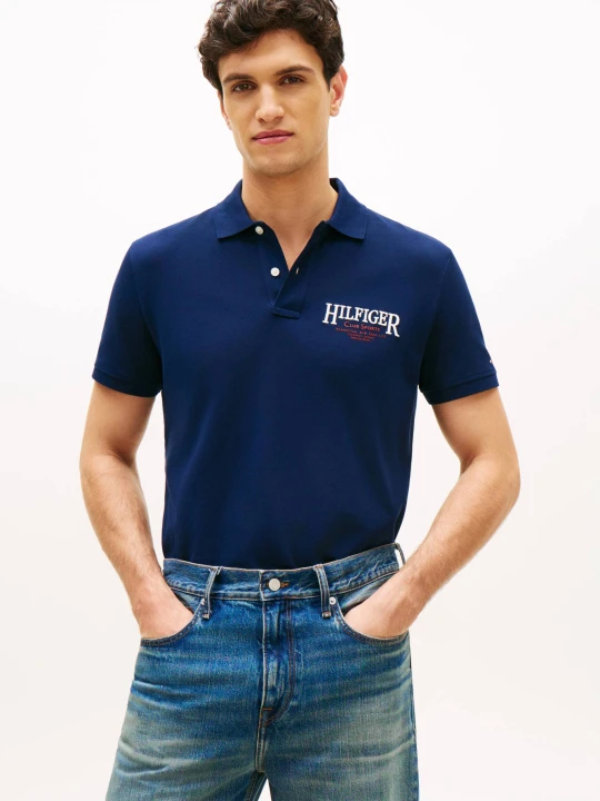 Zdjęcie produktu Tommy Hilfiger Polo | Regular Fit granatowy