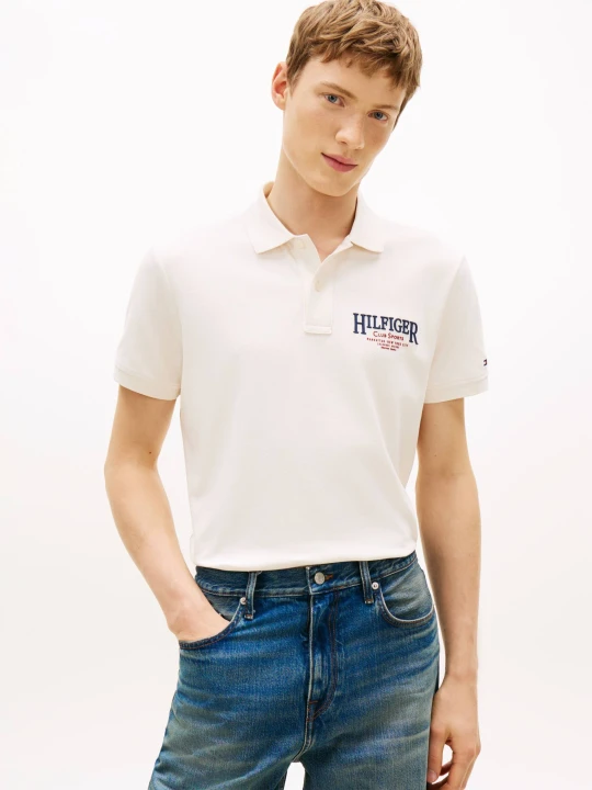Zdjęcie produktu Tommy Hilfiger Polo | Regular Fit ecru