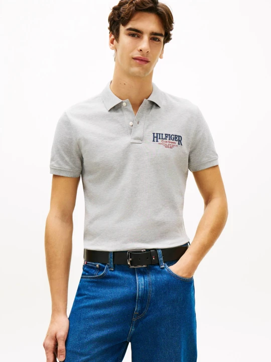 Zdjęcie produktu Tommy Hilfiger Polo | Regular Fit szary