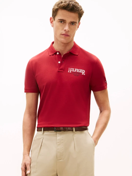 Zdjęcie produktu Tommy Hilfiger Polo | Regular Fit czerwony