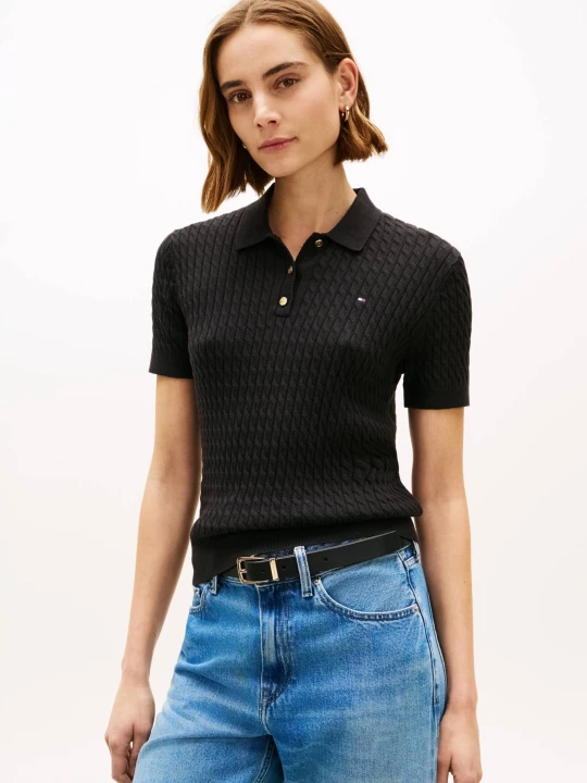Zdjęcie produktu Tommy Hilfiger Polo | Regular Fit czarny