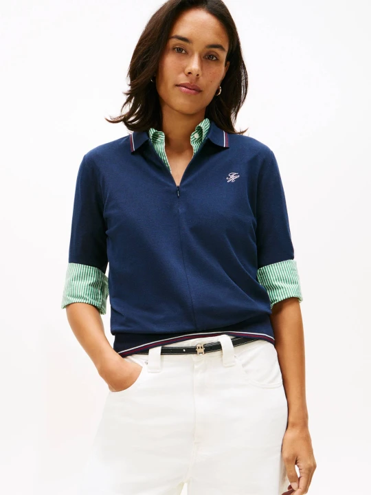 Zdjęcie produktu Tommy Hilfiger Polo | Regular Fit granatowy