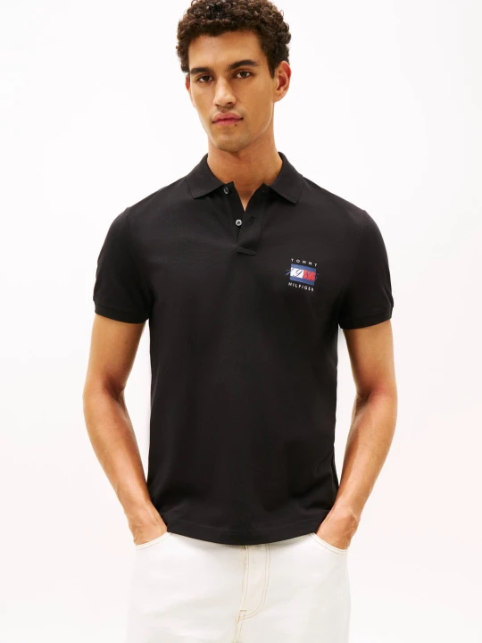 Zdjęcie produktu Tommy Hilfiger Polo | Regular Fit czarny