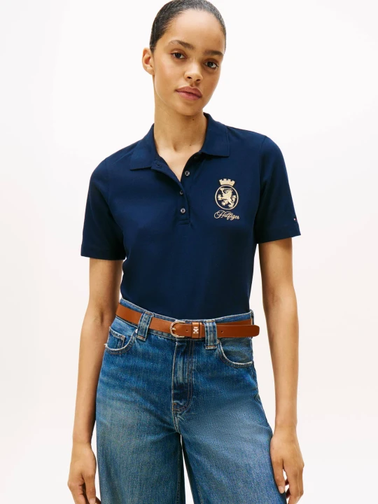 Zdjęcie produktu Tommy Hilfiger Polo | Regular Fit granatowy