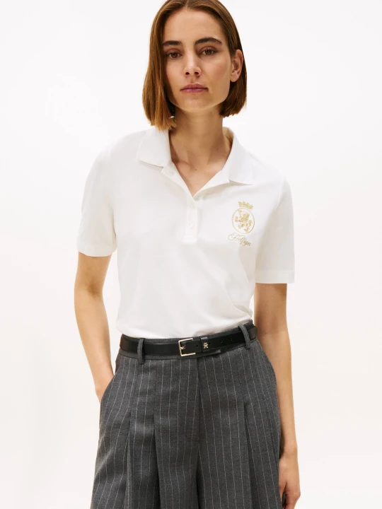 Zdjęcie produktu Tommy Hilfiger Polo | Regular Fit ecru