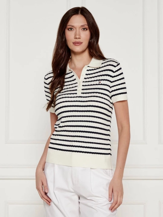 Zdjęcie produktu Tommy Hilfiger Polo | Regular Fit ecru