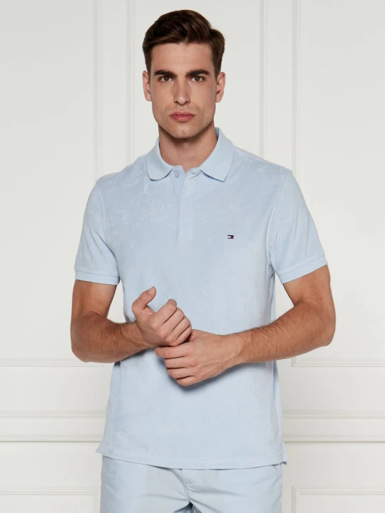 Zdjęcie produktu Tommy Hilfiger Polo | Regular Fit błękitny