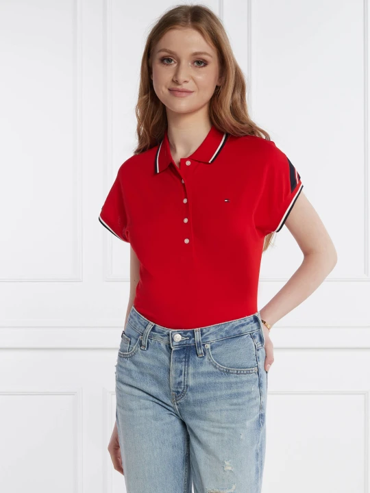 Zdjęcie produktu Tommy Hilfiger Polo | Regular Fit czerwony