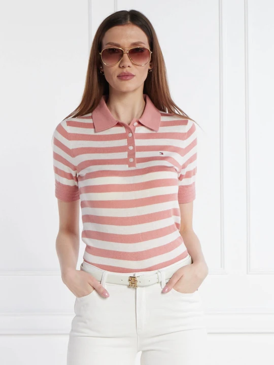 Zdjęcie produktu Tommy Hilfiger Polo | Regular Fit różowy