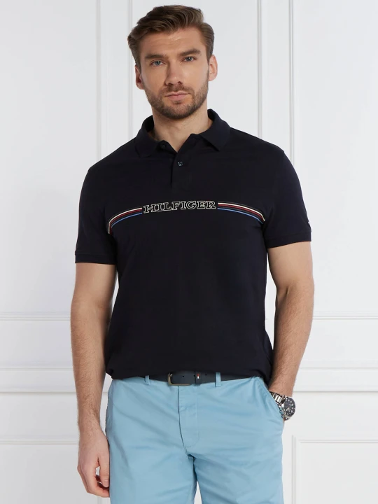 Zdjęcie produktu Tommy Hilfiger Polo | Regular Fit granatowy