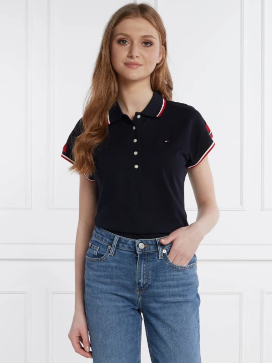 Zdjęcie produktu Tommy Hilfiger Polo | Regular Fit granatowy