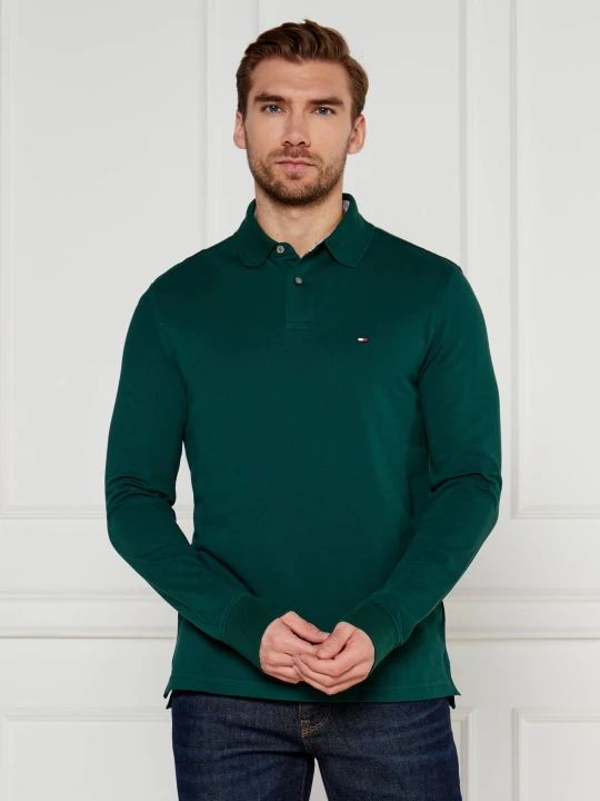 Zdjęcie produktu Tommy Hilfiger Polo | Regular Fit butelkowa zieleń