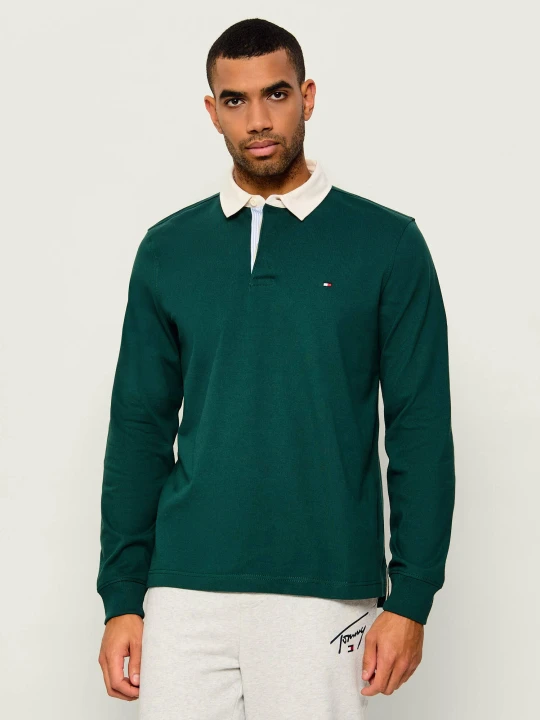 Zdjęcie produktu Tommy Hilfiger Polo | Regular Fit butelkowa zieleń