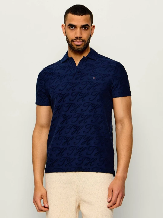 Zdjęcie produktu Tommy Hilfiger Polo | Regular Fit frotté granatowy