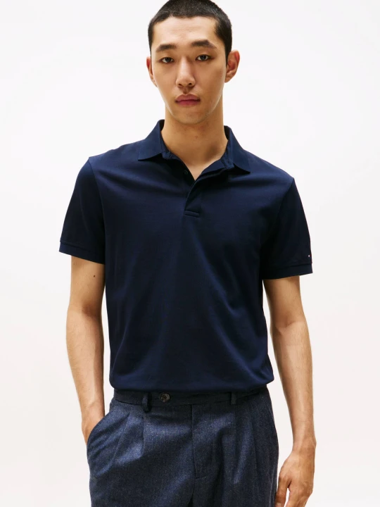 Zdjęcie produktu Tommy Hilfiger Polo | Regular Fit | mercerised granatowy