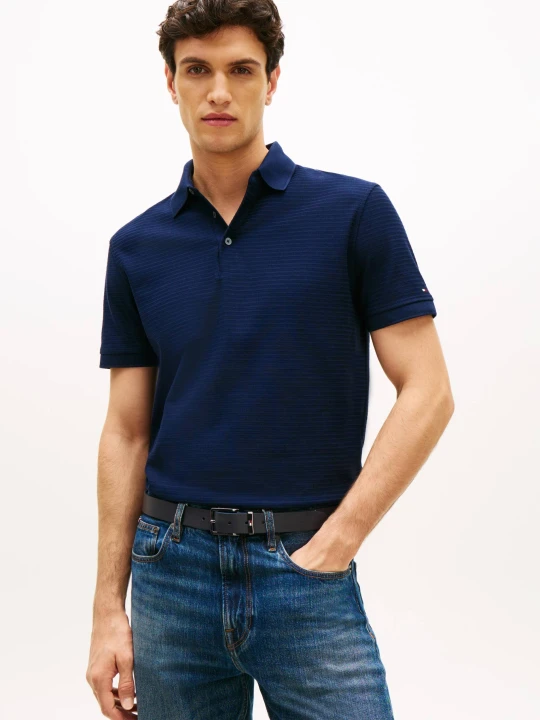 Zdjęcie produktu Tommy Hilfiger Polo | Regular Fit | mercerised granatowy