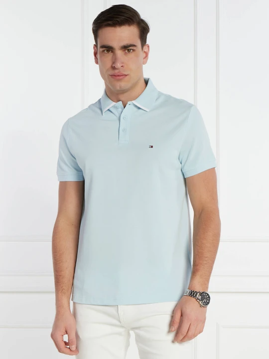 Zdjęcie produktu Tommy Hilfiger Polo | Regular Fit | pique błękitny