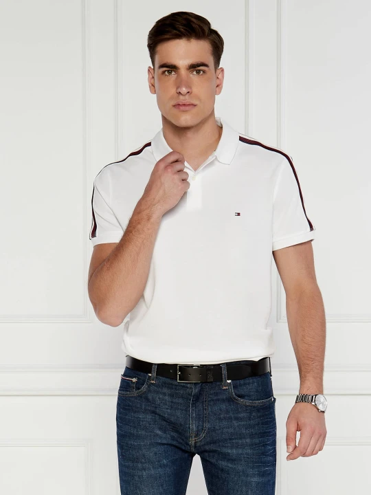 Zdjęcie produktu Tommy Hilfiger Polo SHADOW GS REG | Regular Fit | stretch biały