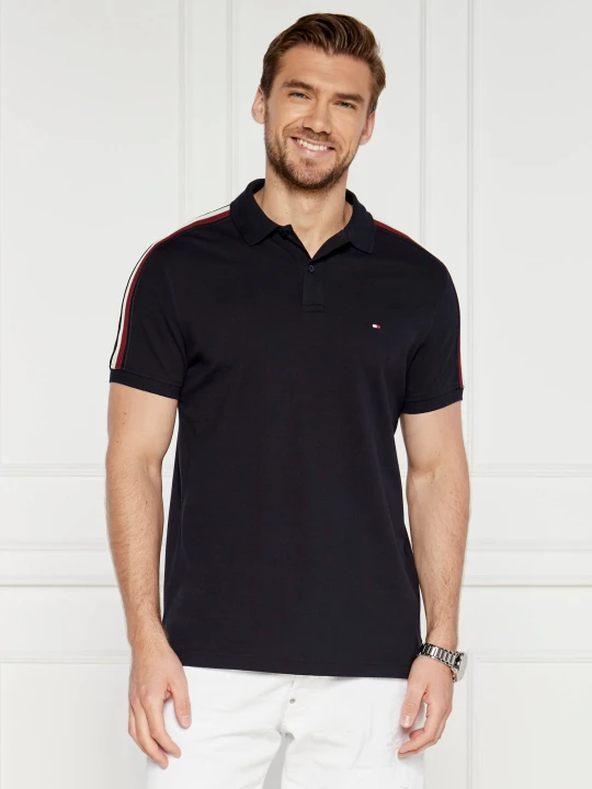 Zdjęcie produktu Tommy Hilfiger Polo SHADOW | Regular Fit | stretch granatowy