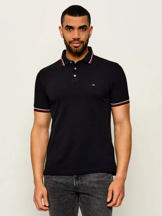 Zdjęcie produktu Tommy Hilfiger Polo | Slim Fit czarny