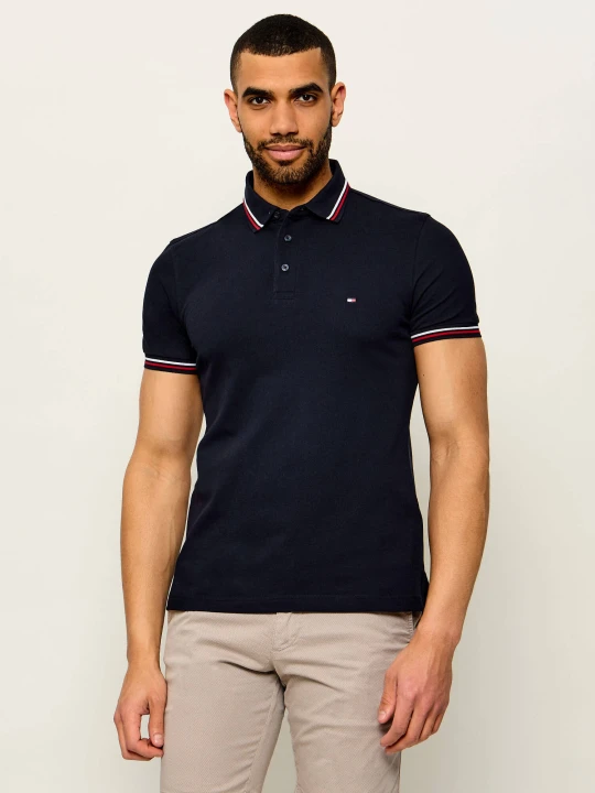 Zdjęcie produktu Tommy Hilfiger Polo | Slim Fit granatowy