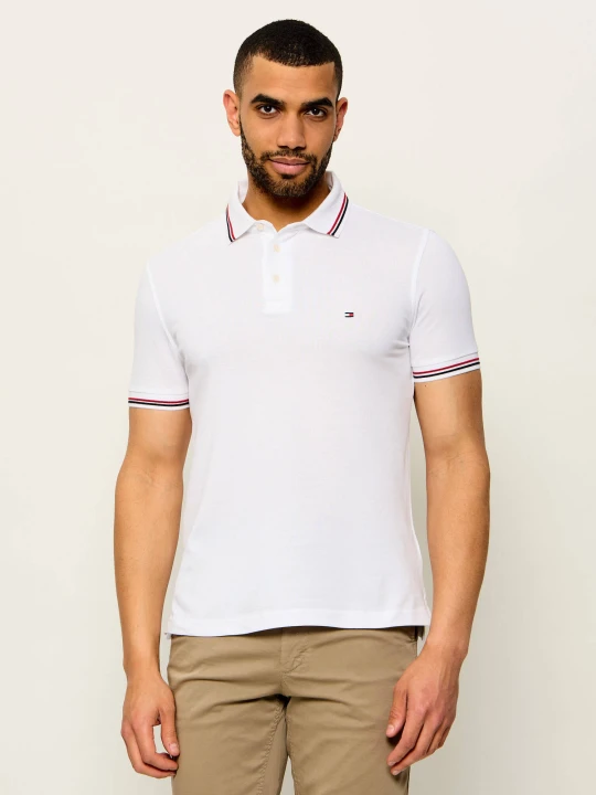 Zdjęcie produktu Tommy Hilfiger Polo | Slim Fit biały