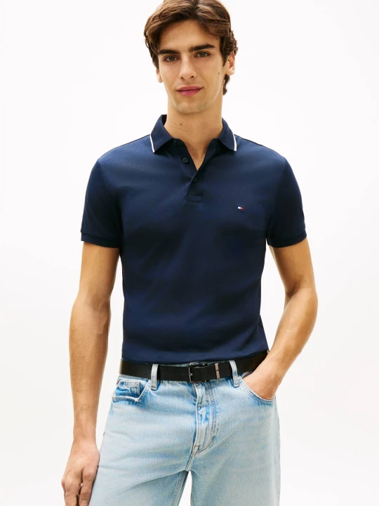 Zdjęcie produktu Tommy Hilfiger Polo | Slim Fit granatowy