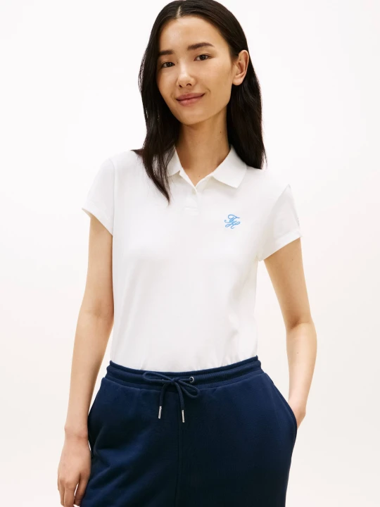 Zdjęcie produktu Tommy Hilfiger Polo | Slim Fit biały