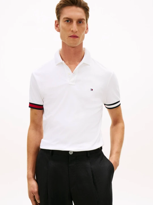 Zdjęcie produktu Tommy Hilfiger Polo | Slim Fit biały