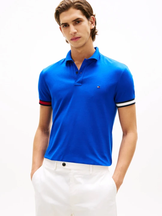 Zdjęcie produktu Tommy Hilfiger Polo | Slim Fit niebieski