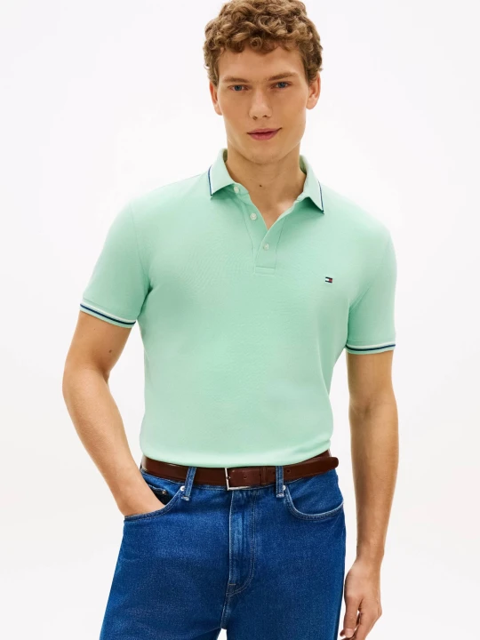 Zdjęcie produktu Tommy Hilfiger Polo | Slim Fit miętowy