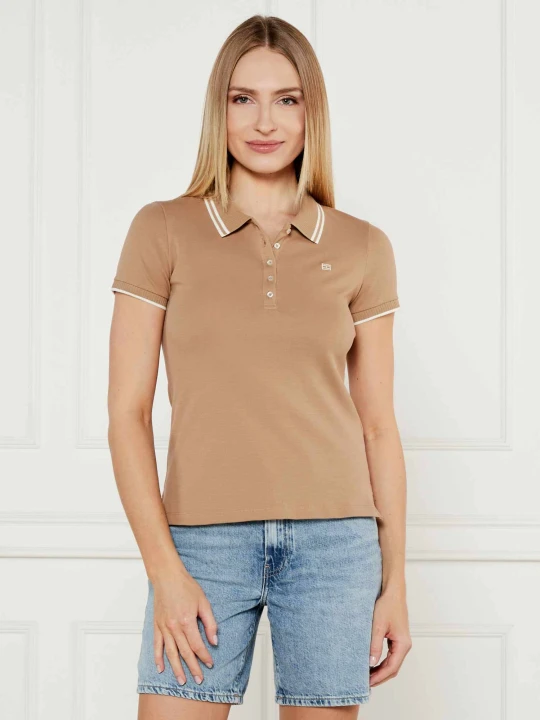 Zdjęcie produktu Tommy Hilfiger Polo | Slim Fit beżowy