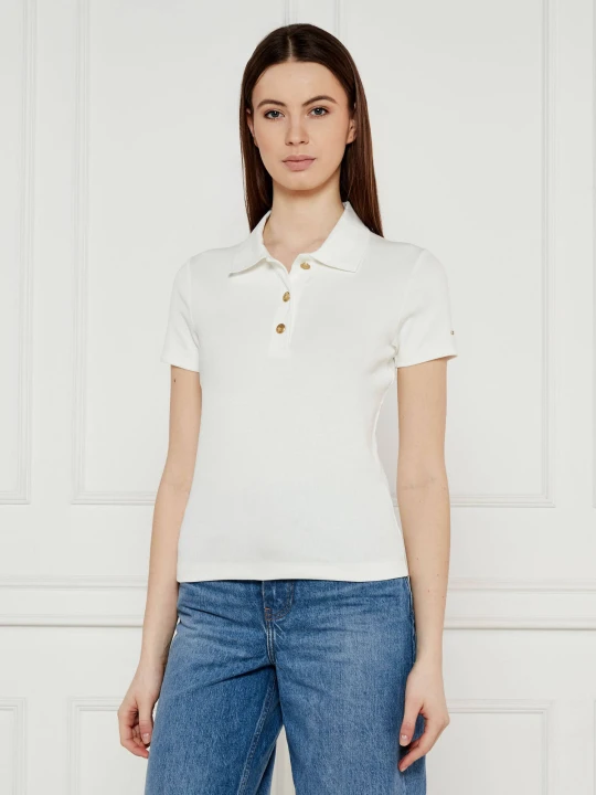 Zdjęcie produktu Tommy Hilfiger Polo | Slim Fit ecru