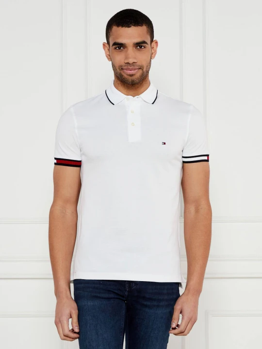 Zdjęcie produktu Tommy Hilfiger Polo | Slim Fit biały