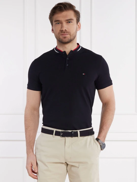 Zdjęcie produktu Tommy Hilfiger Polo | Slim Fit granatowy