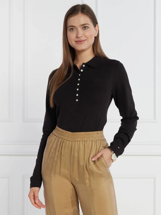 Zdjęcie produktu Tommy Hilfiger Polo | Slim Fit czarny