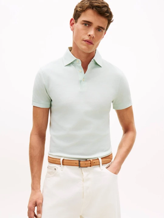 Zdjęcie produktu Tommy Hilfiger Polo | Slim Fit | mercerised miętowy