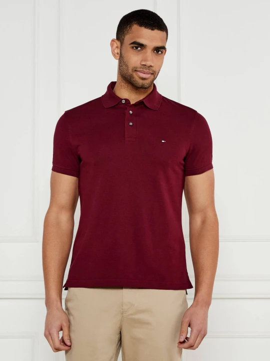 Zdjęcie produktu Tommy Hilfiger Polo THE 1985 | Slim Fit bordowy