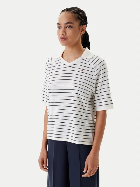 Zdjęcie produktu Tommy Hilfiger Polo WW0WW45694 Granatowy Regular Fit