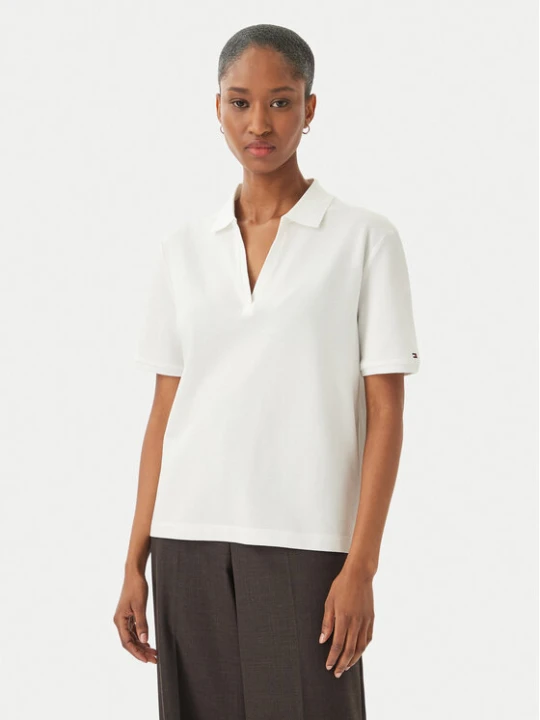 Zdjęcie produktu Tommy Hilfiger Polo WW0WW48720 Biały Relaxed Fit