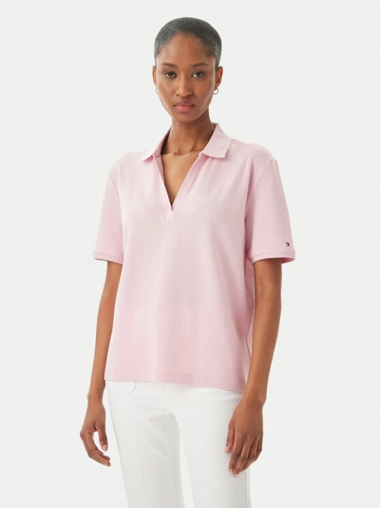 Zdjęcie produktu Tommy Hilfiger Polo WW0WW48720 Różowy jasny Relaxed Fit
